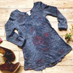 SOFT SURROUNDINGS Mohair Tunic Sheer Sweater